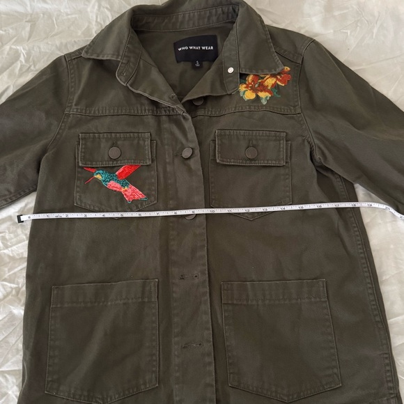 Embroidered Button Up Jacket - Picture 3 of 13